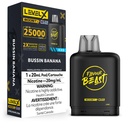 Manitoba *EXCISED* Nicotine Pod Flavour Beast Level X Boost G2 Bussin Banana Iced Box of 6