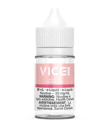 Manitoba *EXCISED* Nicotine Liquid Vice Salt 30ml Peach Ice