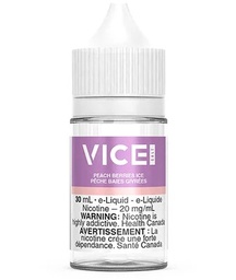 Manitoba *EXCISED* Nicotine Liquid Vice Salt 30ml Peach Berries Ice