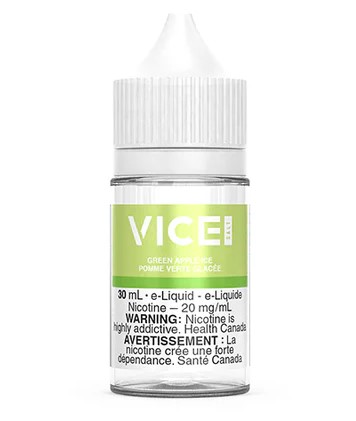 Manitoba *EXCISED* Nicotine Liquid Vice Salt 30ml Green Apple Ice
