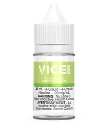 Manitoba *EXCISED* Nicotine Liquid Vice Salt 30ml Green Apple Ice