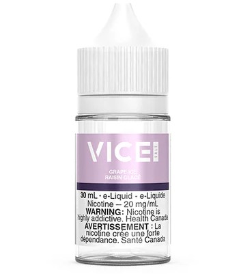 Manitoba *EXCISED* Nicotine Liquid Vice Salt 30ml Grape Ice