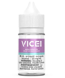 Alberta *EXCISED* Nicotine Liquid Vice Salt 30ml Berry Burst Ice