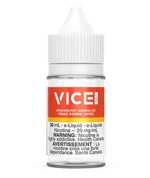 Ontario *EXCISED* Nicotine Liquid Vice Salt 30ml Strawberry Banana Ice