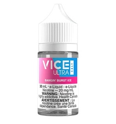 [jsvi2002-fd] Federal *EXCISED* Nicotine Liquid Vice Ultra Salt 30ml Bangin' Burst Ice
