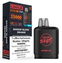 Alberta *EXCISED* Nicotine Pod Flavour Beast Level X Boost G2 Bangin' Blood Orange Iced Box of 6