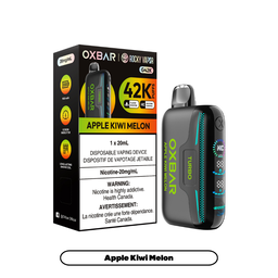 [oxb1401b-mb] Manitoba *EXCISED* Disposable Vape Oxbar G42K Apple Kiwi Melon Box of 4