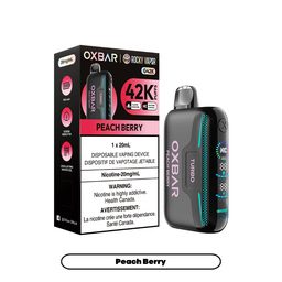 [oxb1408b-mb] Manitoba *EXCISED* Disposable Vape Oxbar G42K Peach Berry Box of 4
