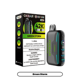 [oxb1407b-on] Ontario *EXCISED* Disposable Vape Oxbar G42K Green Storm Box of 4