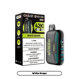 [oxb1415b-on] Ontario *EXCISED* Disposable Vape Oxbar G42K White Grape Box of 4