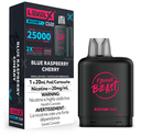 Manitoba *EXCISED* Nicotine Pod Flavour Beast Level X Boost G2 Blue Raspberry Cherry Box of 6