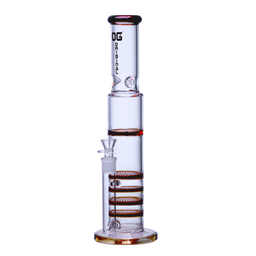 Glass Bong OG Honeycomb With Spinner 17"