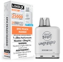 Manitoba *EXCISED* Nicotine Pod Flavour Beast Level X Unleashed Boost G2 Epic Peach Mango Box of 6