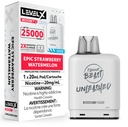 Manitoba *EXCISED* Nicotine Pod Flavour Beast Level X Unleashed Boost G2 Epic Strawberry Watermelon Box of 6