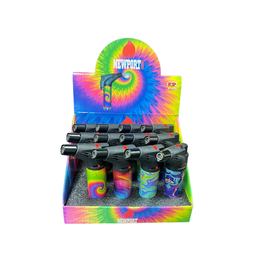 [npt013b] Torch Lighter Newport Zero Micro Torch Wavy Colors Box of 12