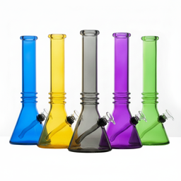 Glass Bong  Triple Ring Beaker 12"