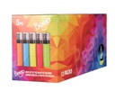Lighter Beep Regular Fixed Flame Assorted Colors 5 Pack Box of 12