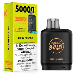 [fvb2204b-mb] Manitoba *EXCISED* Nicotine Pod Flavour Beast G2 Ultra Frizzy Peach Box of 6