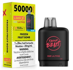 [fvb2205b-mb] Manitoba *EXCISED* Nicotine Pod Flavour Beast G2 Ultra Frozen Fruit Bomb Box of 6