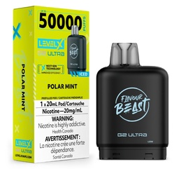[fvb2208b-mb] Manitoba *EXCISED* Nicotine Pod Flavour Beast G2 Ultra Polar Mint Box of 6