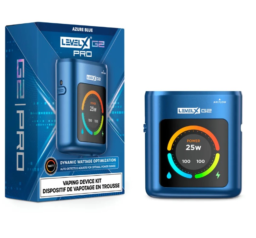 Nicotine Device Level X Boost G2 Pro 1000 Azure Blue Box of 6
