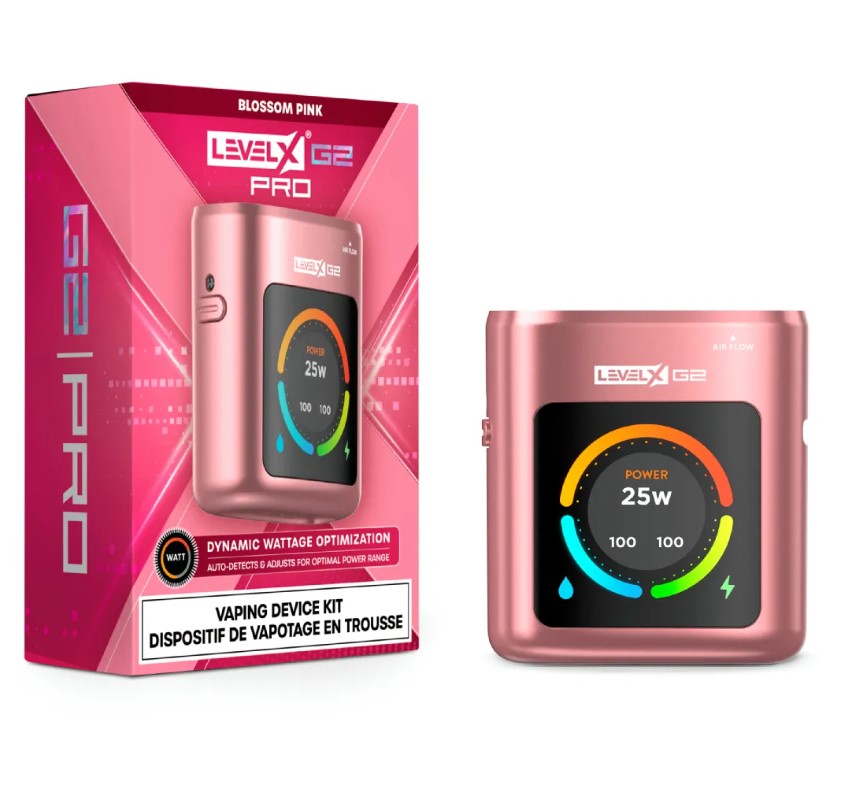 Nicotine Device Level X Boost G2 Pro 1000 Blossom Pink Box of 6