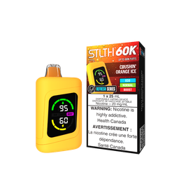 [sth3322b-fd] Federal *EXCISED* Disposable Vape STLTH 60K Crushin' Orange Ice Box of 4