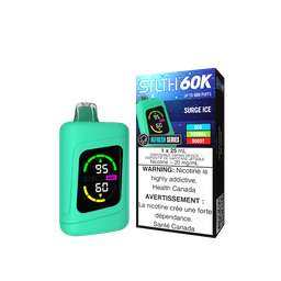 [sth3324b-mb] Manitoba *EXCISED* Disposable Vape STLTH 60K Surge Ice  Box of 4