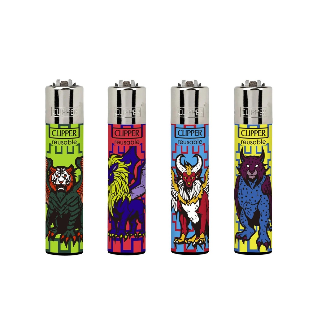 Lighter Clipper Random Creatures  Pattern Box of 48