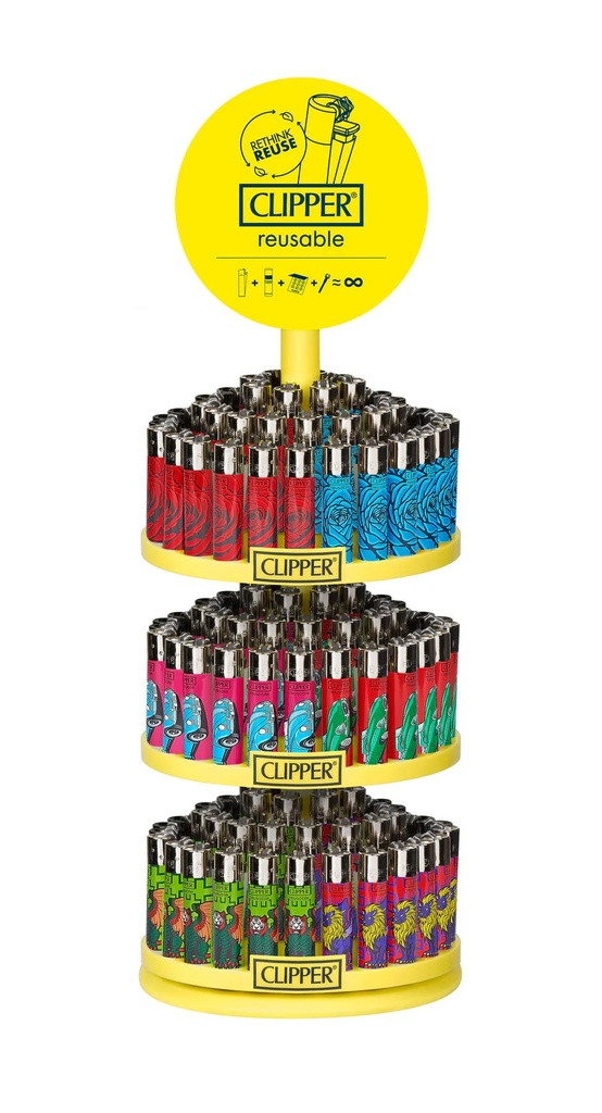 Lighter Clipper Carousel 2 Roses Box of 144