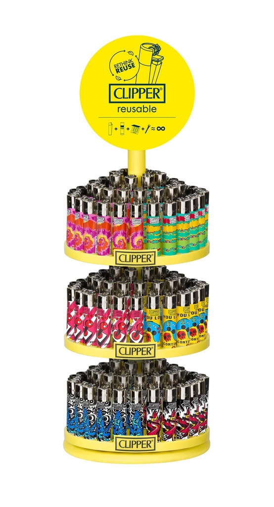 Lighter Clipper Carousel 3 Box of 144