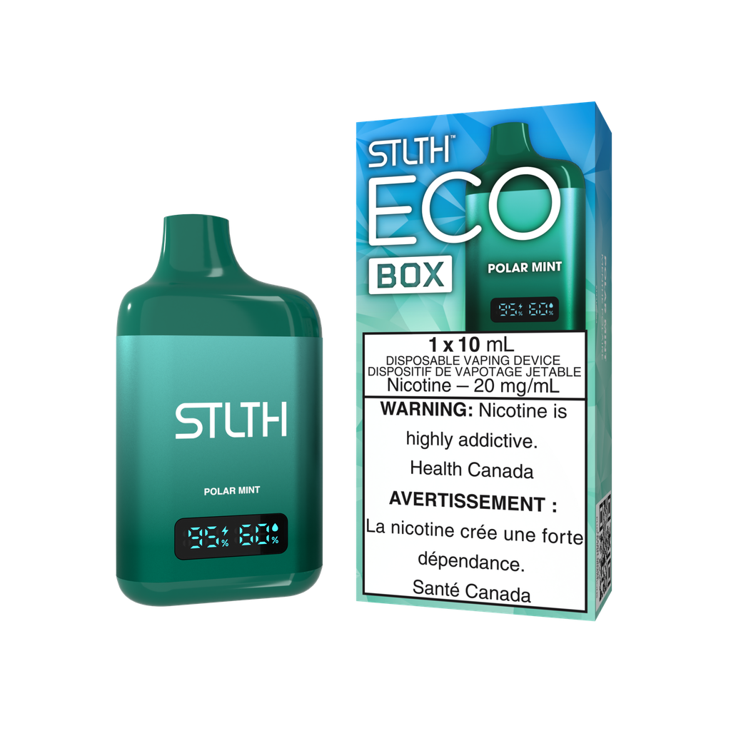Federal *EXCISED* Disposable Vape STLTH Eco Box Polar Mint Box of 5