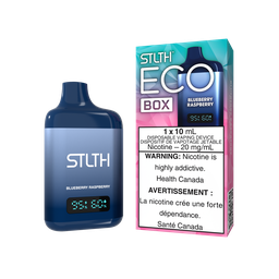 [sth3602b-mb] Manitoba *EXCISED* Disposable Vape STLTH Eco Box Blueberry Raspberry Box of 5
