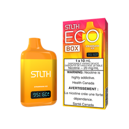 [sth3610b-mb] Manitoba *EXCISED* Disposable Vape STLTH Eco Box Strawnana Ice Box of 5