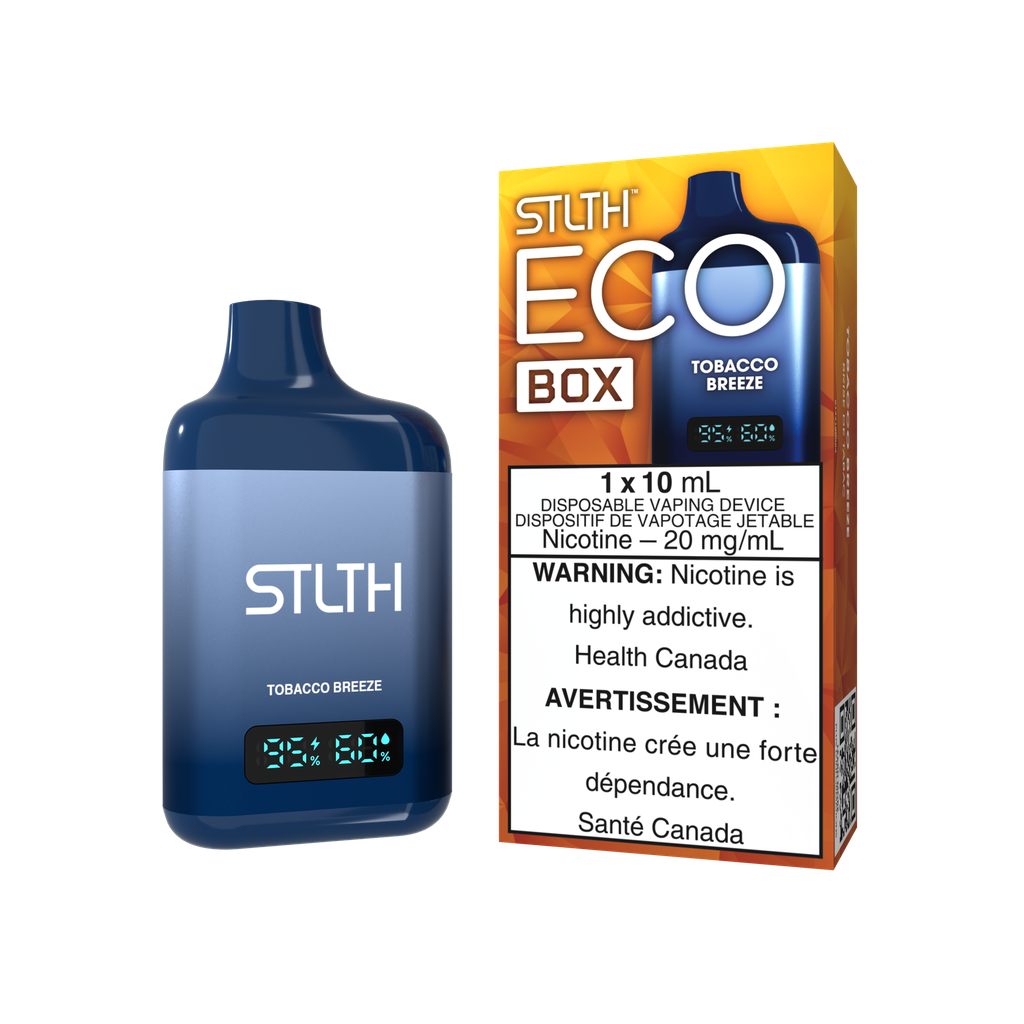 Manitoba *EXCISED* Disposable Vape STLTH Eco Box Tobacco Breeze Box of 5