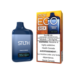 [sth3611b-mb] Manitoba *EXCISED* Disposable Vape STLTH Eco Box Tobacco Breeze Box of 5