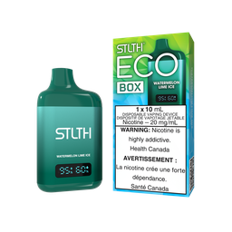 [sth3612b-mb] Manitoba *EXCISED* Disposable Vape STLTH Eco Box Watermelon Lime Ice Box of 5