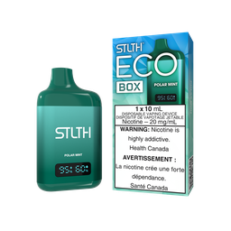 [sth3606b-on] Ontario *EXCISED* Disposable Vape STLTH Eco Box Polar Mint Box of 5