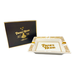 [mq216] Ashtrays Papa's Herb Premium White