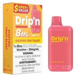 [dpv1702b-mb] Manitoba *EXCISED* Disposable Vape Drip'n Envi 8ML Electric Fruit Blast Box of 5