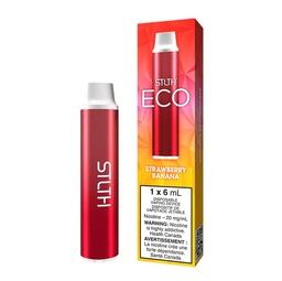 [sth3513b-mb] Manitoba *EXCISED* Disposable Vape STLTH ECO Strawberry Banana  Box of 6