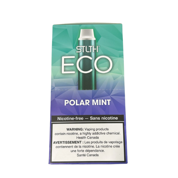 Manitoba *EXCISED* Disposable Vape STLTH ECO Polar Mint (0mg) Box of 6