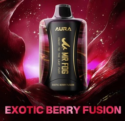 Alberta *EXCISED* Disposable Vape Mr Fog AURA 60K Exotic Berry Fusion Box of 5