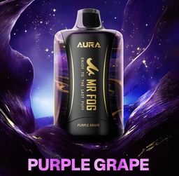 Ontario *EXCISED* Disposable Vape Mr Fog AURA 60K Purple Grape Box of 5