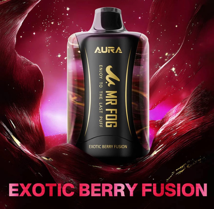 Ontario *EXCISED* Disposable Vape Mr Fog AURA 60K Exotic Berry Fusion Box of 5