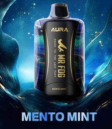 Ontario *EXCISED* Disposable Vape Mr Fog AURA 60K Mento Mint Box of 5