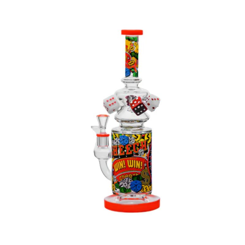 Glass Bong Cheech Glass Feeling Lucky 13"