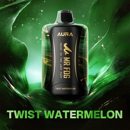 Manitoba *EXCISED* Disposable Vape Mr Fog AURA 60K Twist Watermelon Box of 5