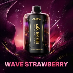 Manitoba *EXCISED* Disposable Vape Mr Fog AURA 60K Wave Strawberry Box of 5