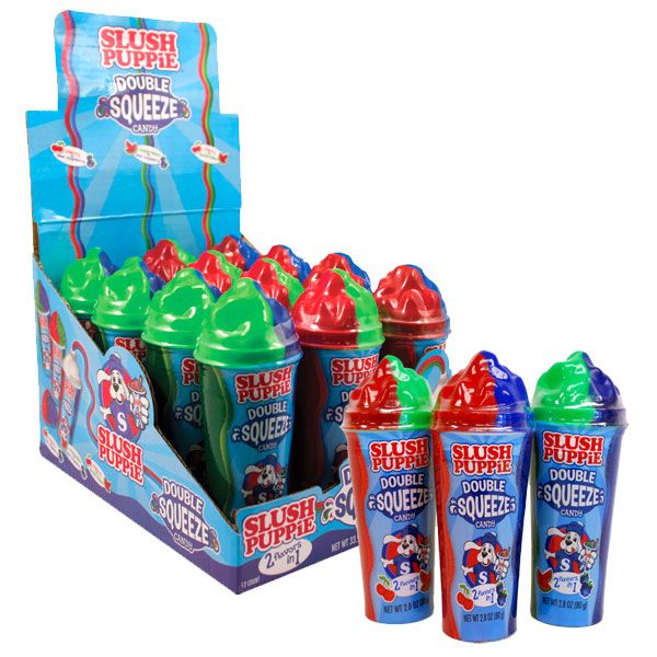 Snacks Slush Puppie Double Squeeze Candy Box of 12